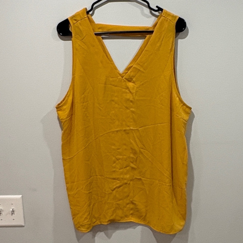 Maurices Mustard Yellow Tank Top